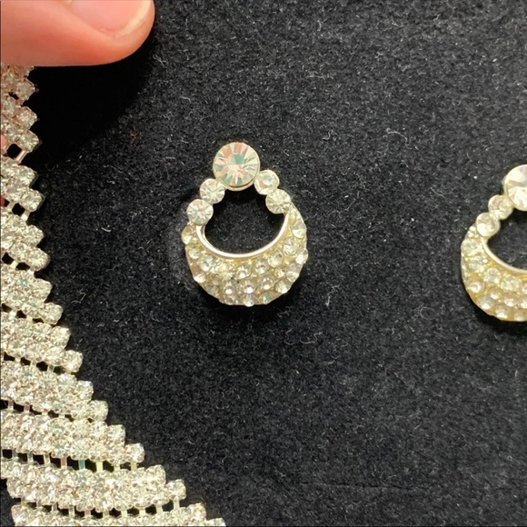 🇮🇹 Venice Italy Diamond Necklace & Earring Set - Picture 6 of 10